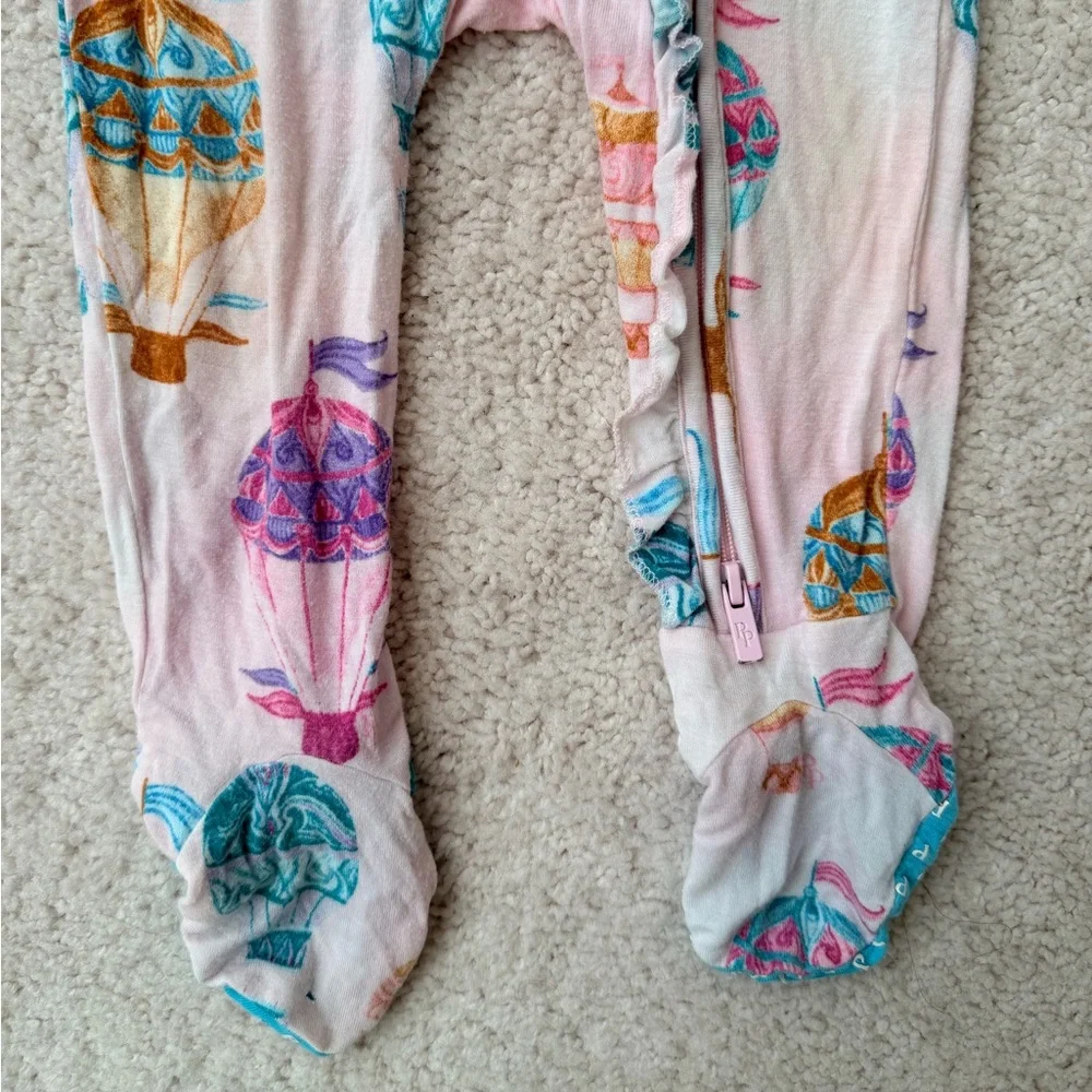 Posh Peanut “Gemma” Footie Ruffled Zippered Pajama - Picture 5 of 11